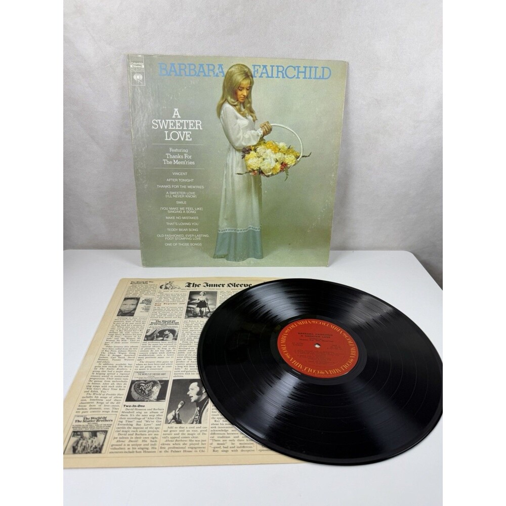 Barbara Fairchild A Sweeter Love Vinyl LP Columbia Records 1972 G